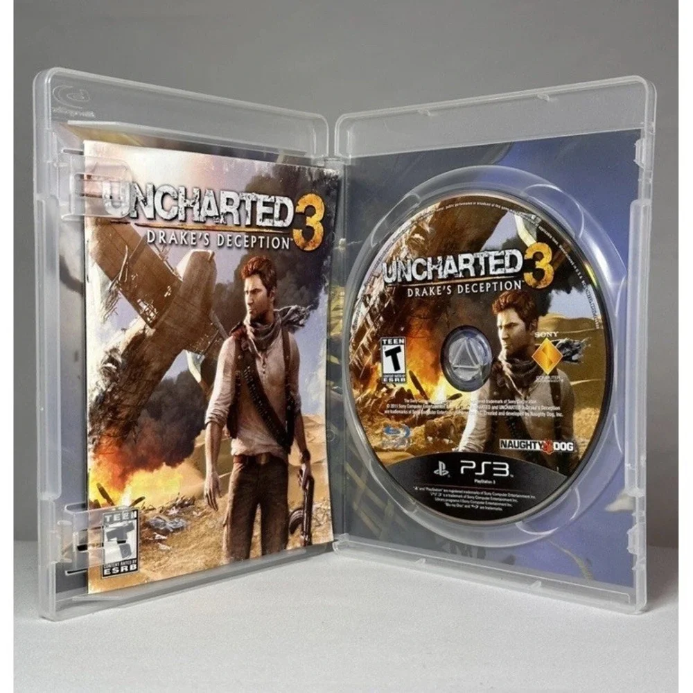 Lot of 4 Sony PS3 Games Brink Mass Effect 2 Uncharted 3 Socom 4 CIB
